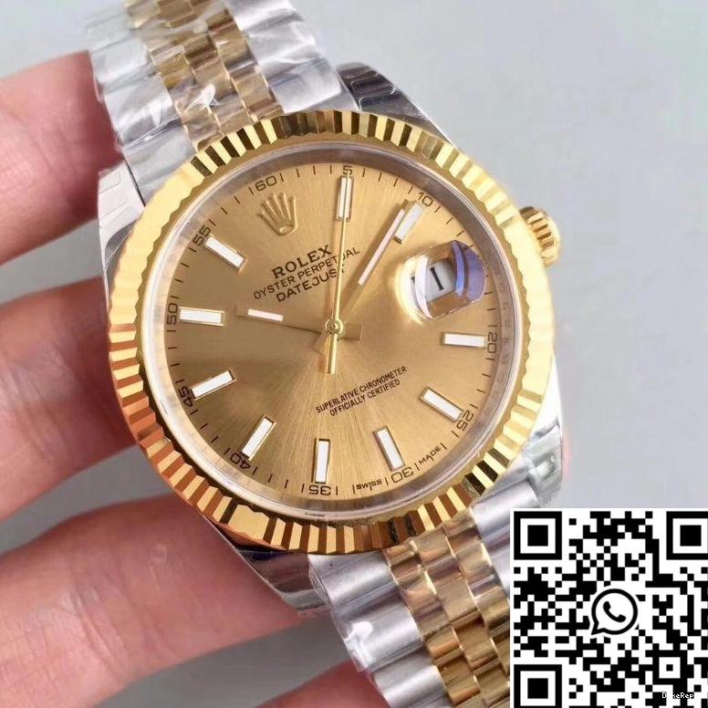 Rolex Datejust Factory Gold Dial 116333 EW Yellow II 41MM 1115